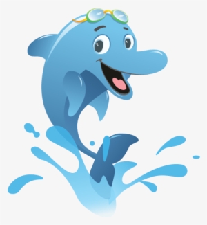 Information For Parents - Dolphin Swimming Cartoon
