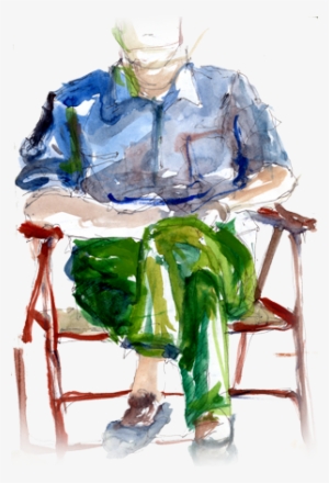 "my Father Once Criticized Me For Painting A Portrait - Watercolor Paint