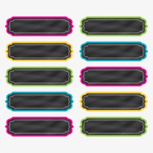 Chalkboard Brights Labels - Fan