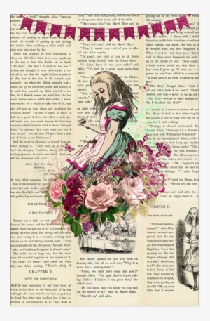Alice's Adventures In Wonderland Poster - Alice In Wonderland Vintage Style Poster