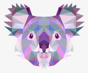 Awesome Pics - Koala Geometric Png