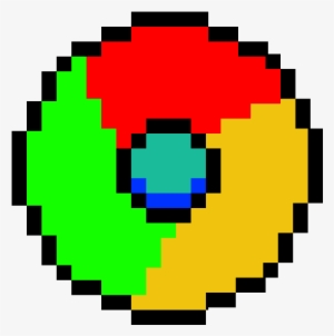 Google Logo - Minecraft Sharingan Pixel Art