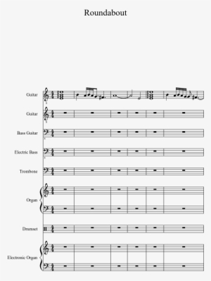 Roundabout Sheet Music 1 Of 47 Pages - Music