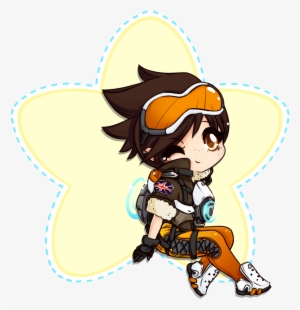 Author Comments - Overwatch Tracer Chibi