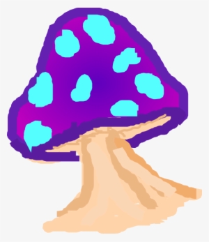 Mushroom Clipart Purple Mushroom - Purple Mushroom Clipart Transparent