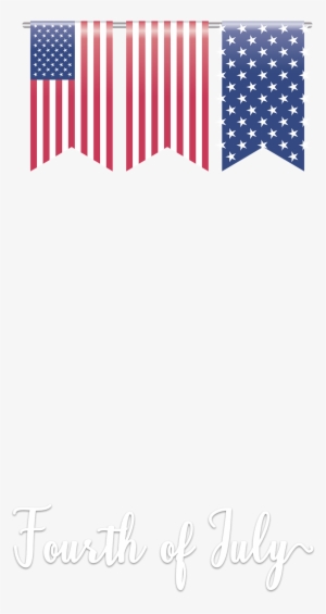 Flags 4th Of July - 4th Of July Png Snapchat Geofilter