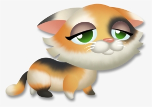 Calico Kitten Tired - Hay Day Gatitos
