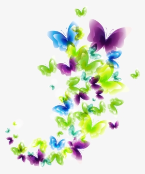 Deco Png Picture Gallery - Butterflies Clipart Transparent Background