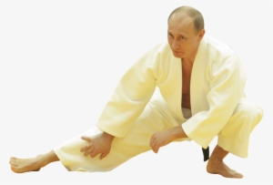 Personvladimir Putin In Judo Attire - Putin Cutout