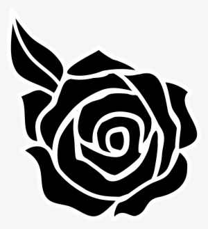 Horseshoe And Rose Vinyl Decal Cowgirl Horse Rodeo - Black Rose Clip Art