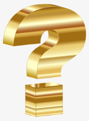 This Free Icons Png Design Of Gold 3d Question Mark