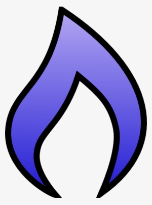 Blue Flame Svg Clip Arts 444 X 597 Px