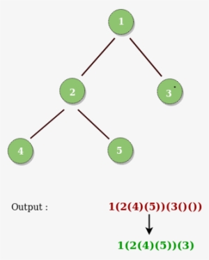 Thus, Omitting The Empty Braces For The Right Child - Circle