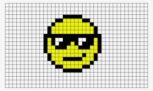 Cool Emoji Pixel Art Pixel Art Emoji 15 - Happy Emoji Pixel Art