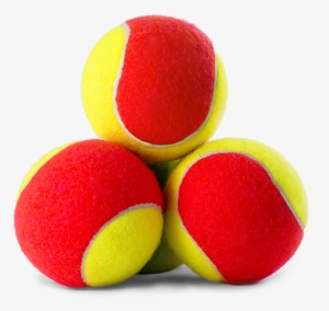 Green Red Tennis Ball