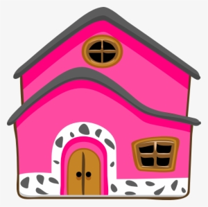 Pink House Clip Art At Clker - Green House