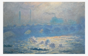 Waterloo Bridge - Claude Monet - Monet 'waterloo Bridge' Canvas Art (30x47)