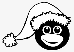 Santa Hat Png - Penguin Santa Yard Sign