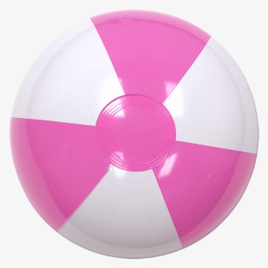 Promotional Pink And White Beachball - Pink And White Beach Balls