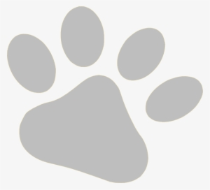 Slate Pet Paw Clip Art At Clker - Dog Paw Clipart Black And White