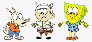 Deviantart Is The World's Largest Online Social Community - Spongebob And Lincoln Loud