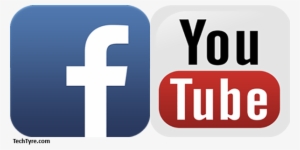 Facebook At Launching - Youtube And Facebook Logo Png