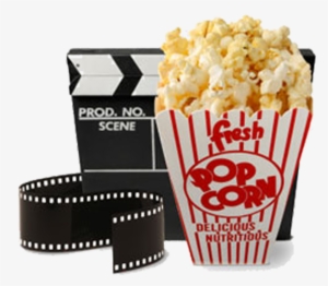 Popcorn And Movie Png