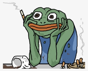 9462353 - Pepe Frog With Cigarette