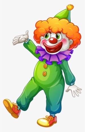 Clown Clipart Green - Clown Clipart