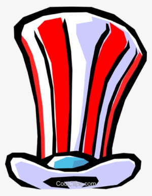 Uncle Sam's Hat Royalty Free Vector Clip Art Illustration - Uncle Sam Hat