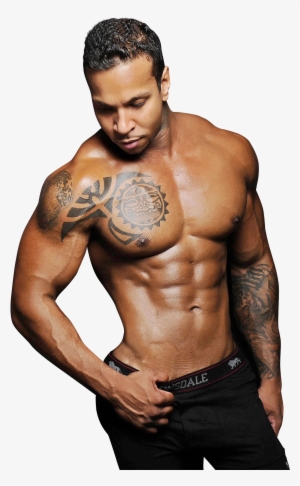 Men Fitness Png Transparent Image - Journal: Sexy Man With Tattoo Blank Note Book Diary