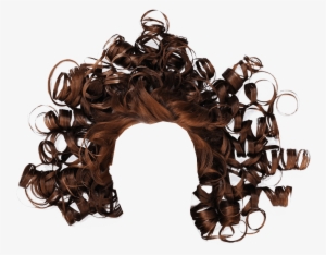 Curly Brown Hair Png