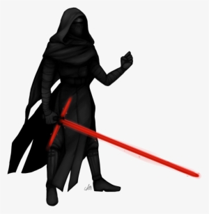 Vader Drawing Kylo Ren Vector Library Download - Rey Star Wars Silhouette
