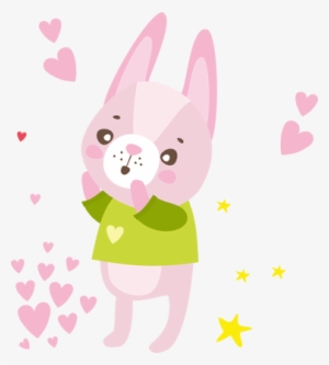 Cute Little Rabbits Bunny Painting - Drawing