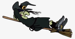 Halloween Witch Png Clipartu200b - Witch Flying On Broom Gif