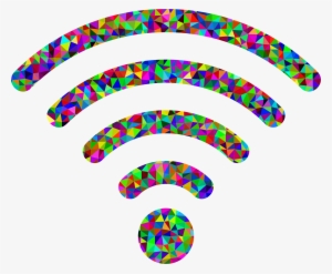 This Free Icons Png Design Of Low Poly Prismatic Wifi