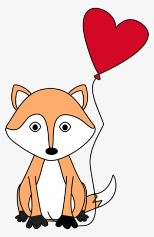 Cute Fox Clipart Clipart Panda - Valentines Fox Clip Art