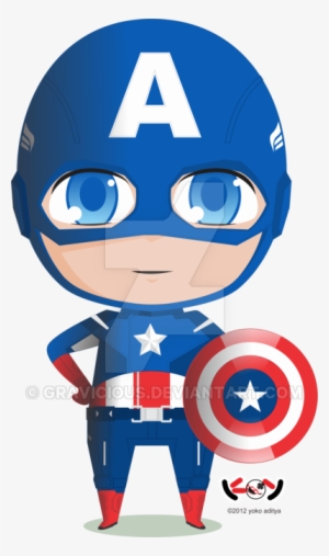Cute Clipart Captain America - Cute Captain America Png