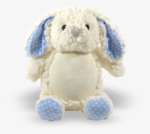 Bunny - Blue Accents - Stuffed Toy