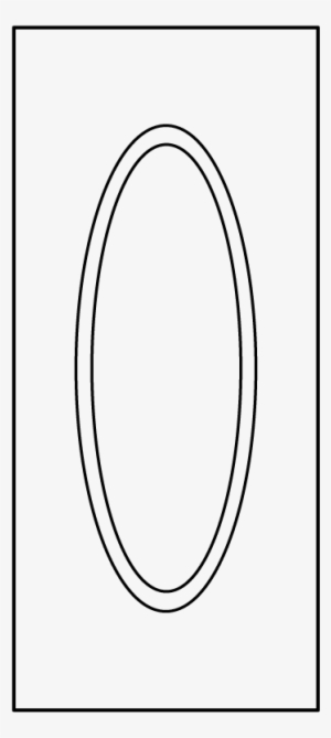 12″ X 34″ Oval - Circle