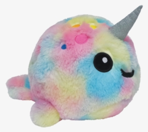 Picture Of Tie Dye Narwhal Scented Stuffed Animal