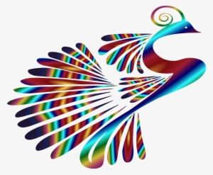 Clipart Free Stylized Big Image Png - Peacock Stylized
