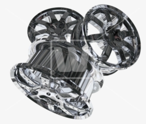 Chrome Alloy Wheels - Bicycle Pedal