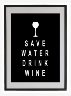 Save Water Drink - Rectangle