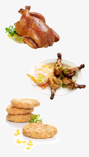 Chicken Chunks Marinated With Garlic, Olive Oil And