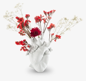 Love Bloom Heart Shaped Vase Seletti - Love In Bloom Vase