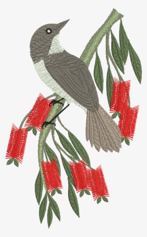 Grey Wagtail - 3 - 99 - Machine Embroidery Design