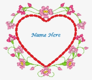 Heart Frame & Flowers - Flower