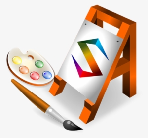 Website Designing Company - พู่กัน จาน สี Png