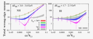 Energy Spectra Of Wrong-sign Muons For Nh And Ih(right) - Common Fig